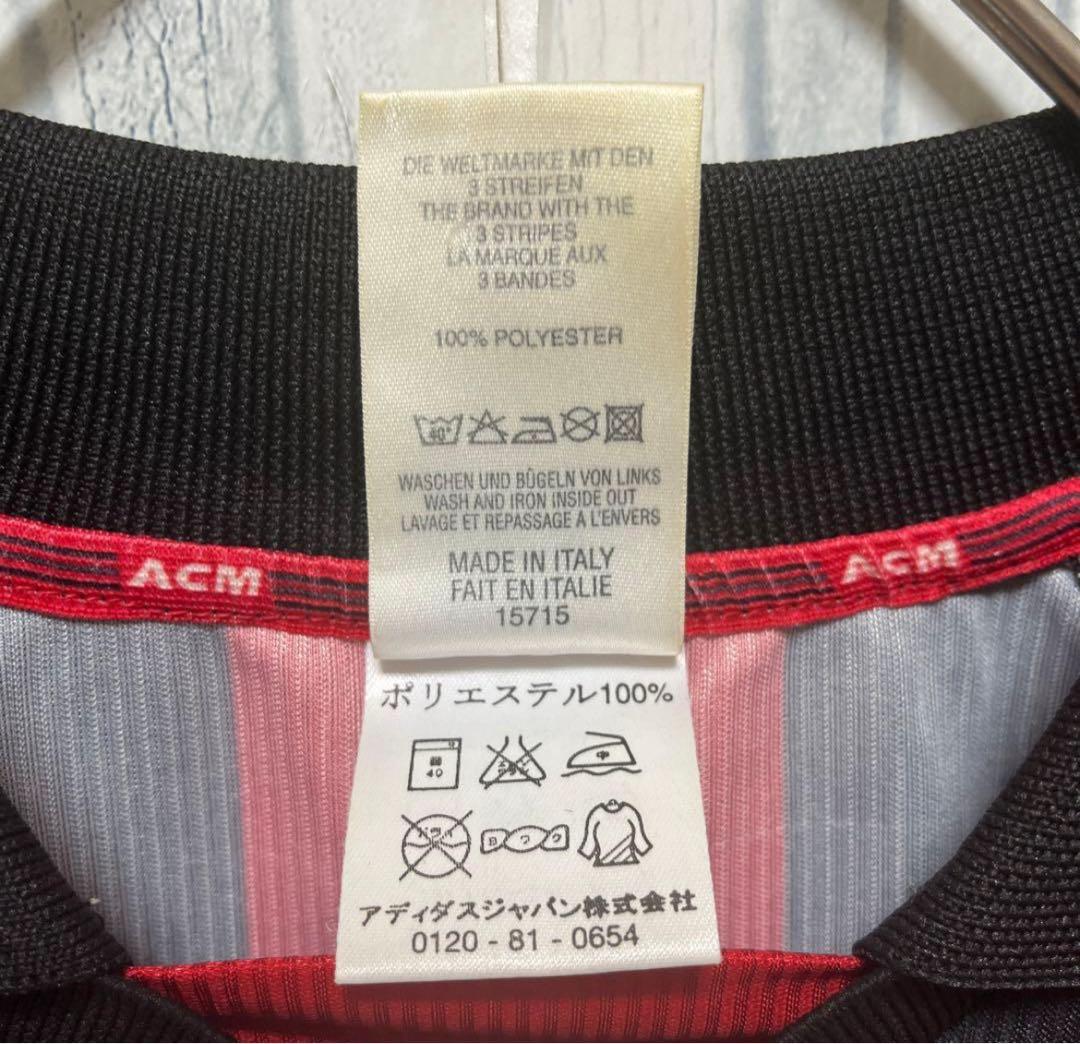 アディダス ACミラン 98-99 ユニフォーム 刺繍ロゴ 半袖 イタリア製 S