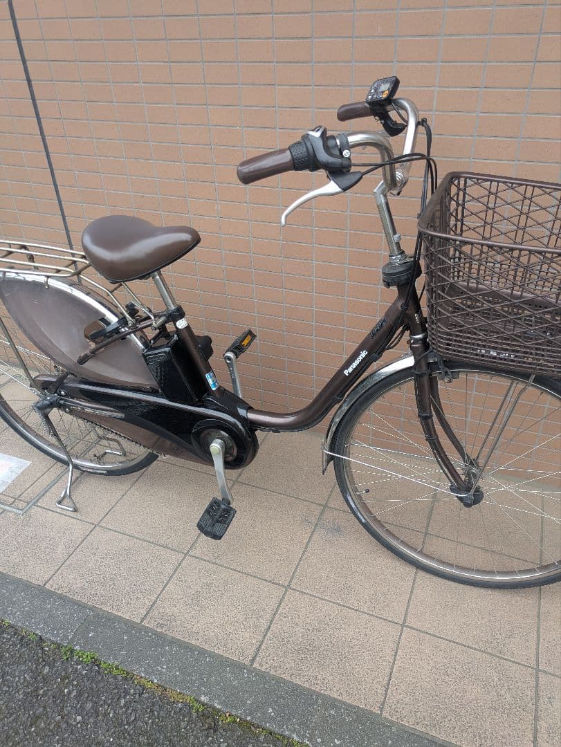 【近隣配送無料！】電動アシスト自転車 チャイルドシート付き ブラウン