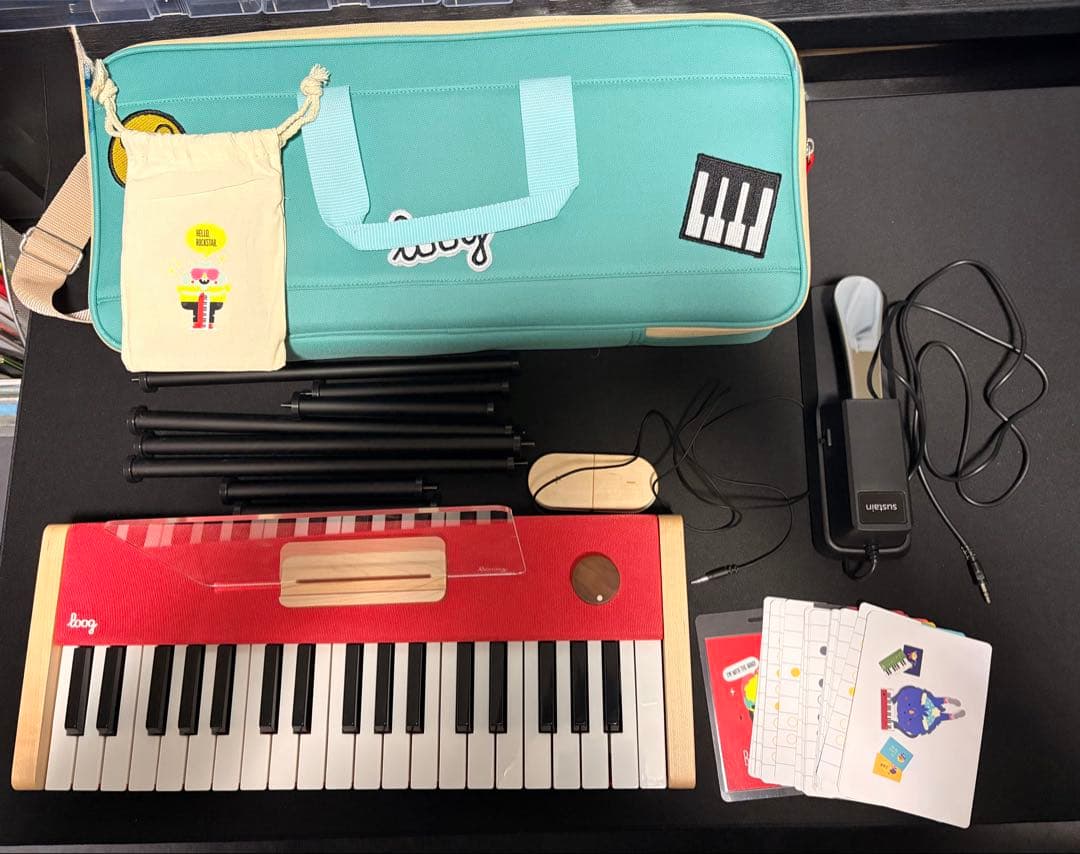 Loog Piano 専用ケース・全アクセサリー付
