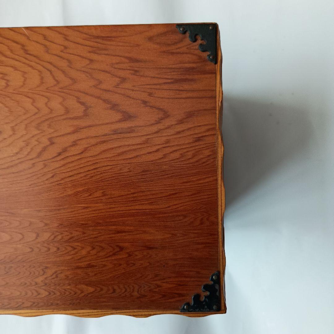 小箪笥　小引出　小物入れ　世界遺産　屋久杉　天然木　3段引出　工芸品　さつま印