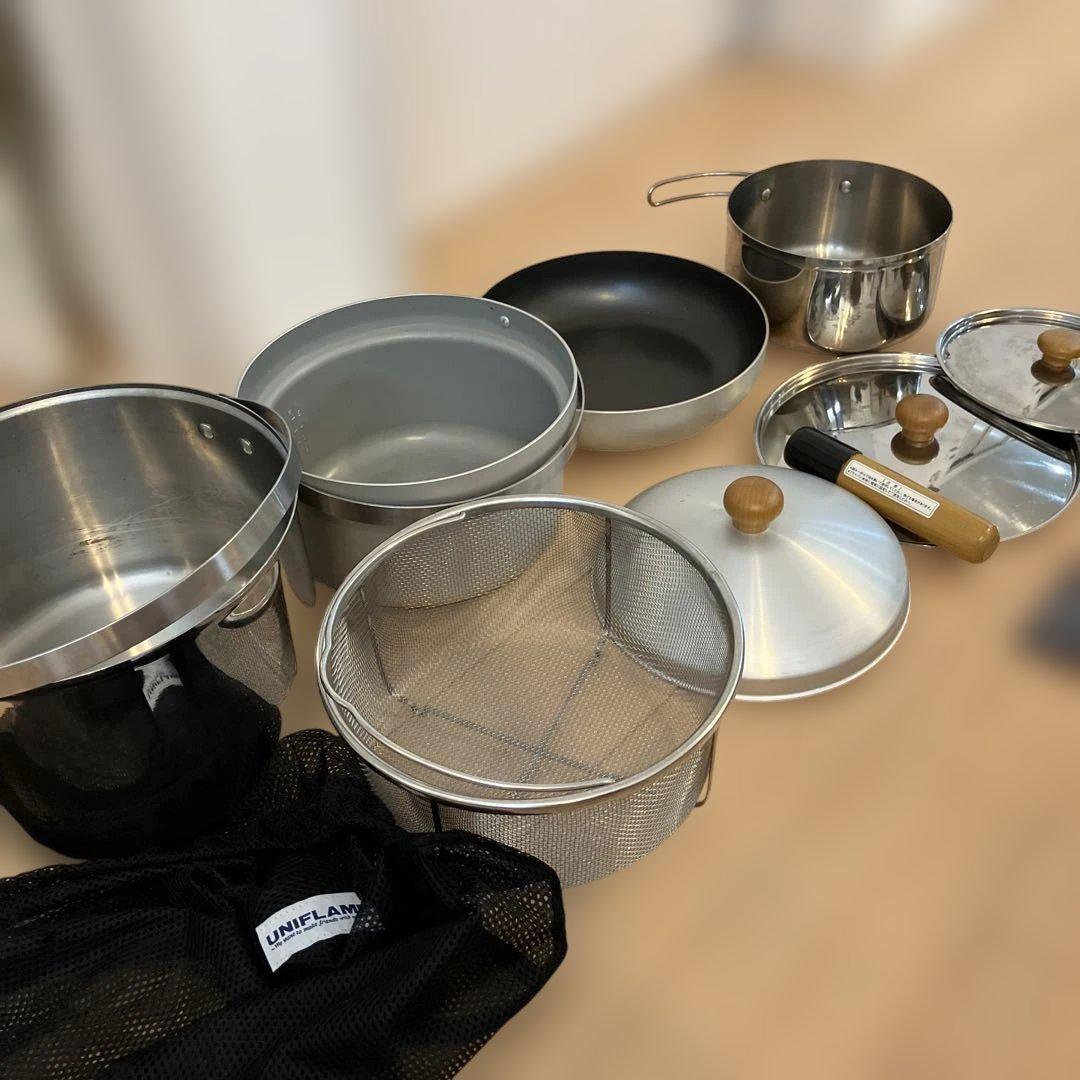 キャンプ調理器具セット