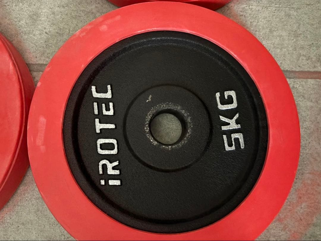 IROTEC 20kg 5kg 4枚 ダンベル プレート アイロテック②