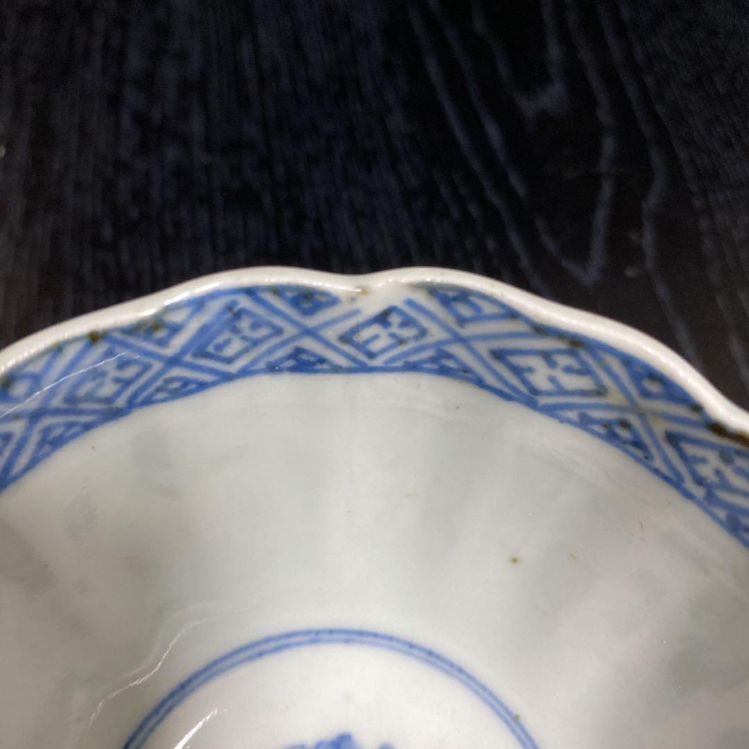 古伊万里　蛸唐草向付　５客揃