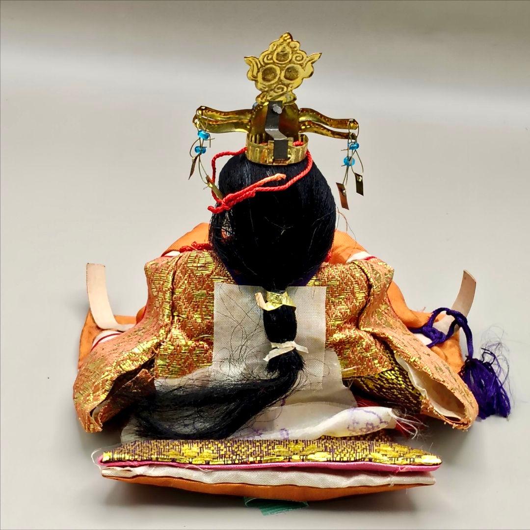 昭和の雛飾り　御殿飾り雛人形　設置時幅45×奥30×高60cm位　簡単組立　雛祭