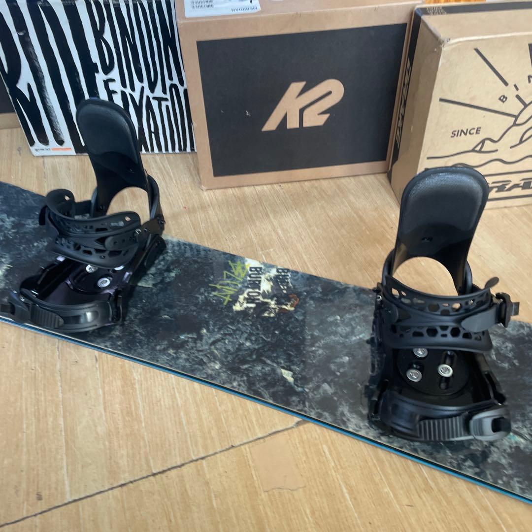 BURTON×ZUMA　バートン　ワイドモデル　未使用バイン付スノーボードセット