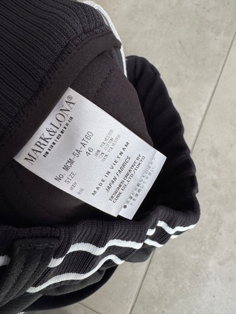【美品】現行品　MARK & LONA メンズゴルフパンツ 46(M) ブラック