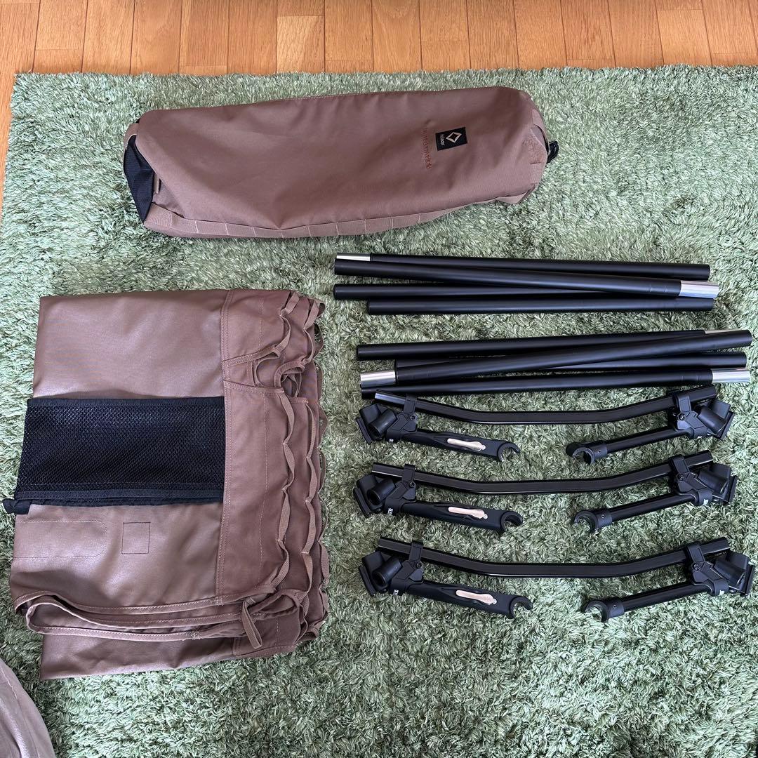 Helinox タクティカルコットコンバーチブル コットレッグ付き コヨーテ