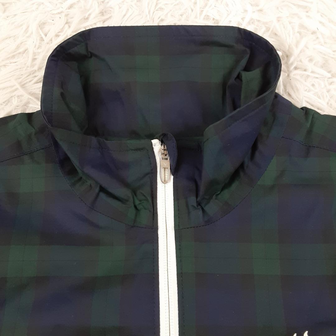 美品◎Callaway キャロウェイ レインウェアセット キャップ付 チェック柄