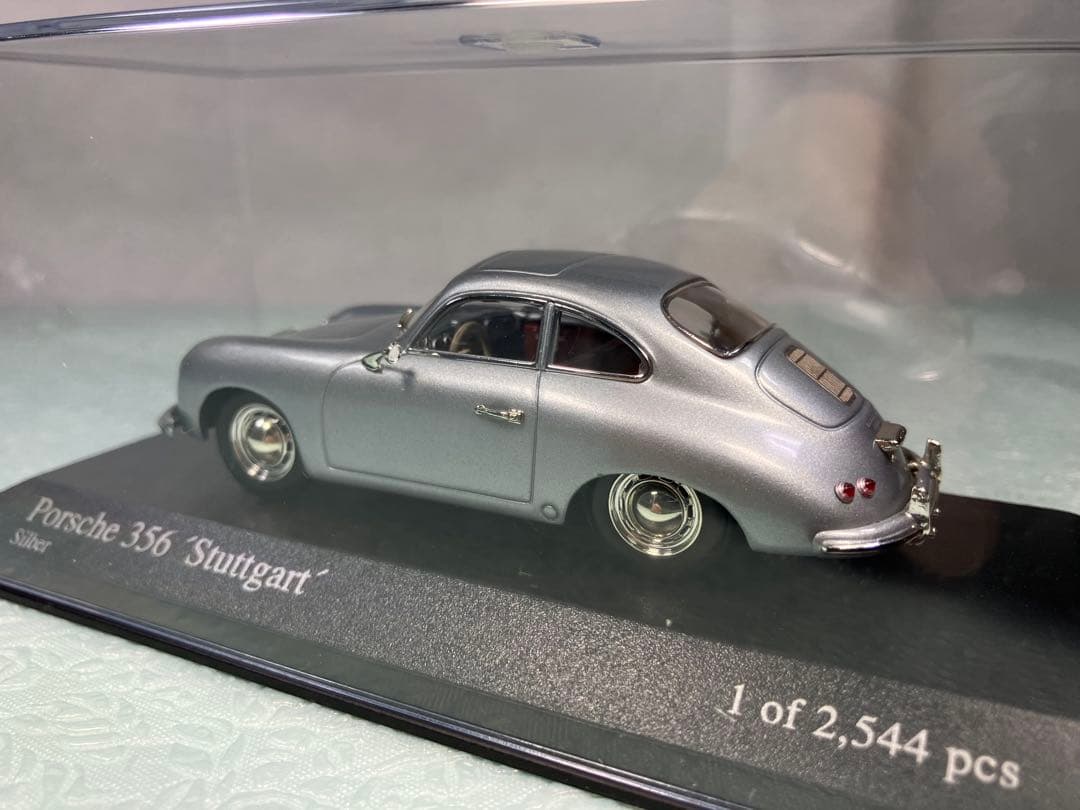 ミニチャンプスPorsche 356 A'Stuttgart' シルバー1954