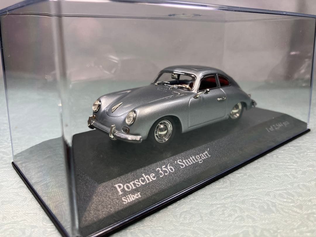 ミニチャンプスPorsche 356 A'Stuttgart' シルバー1954