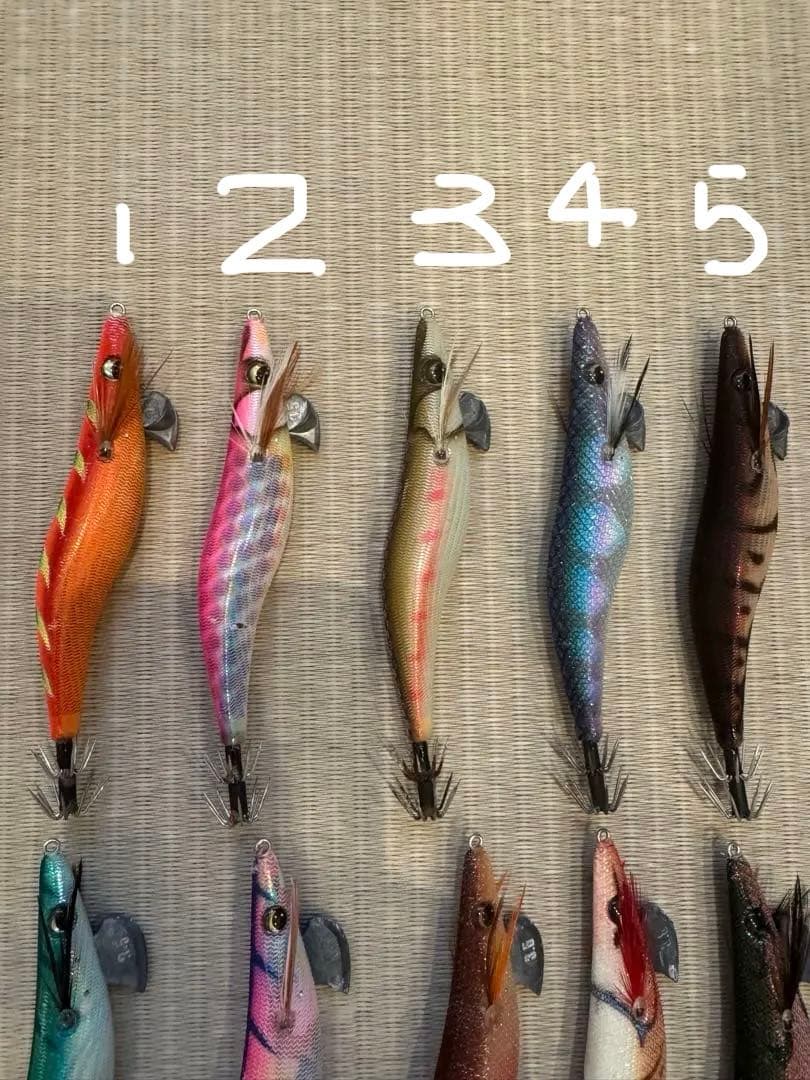 サ*ム様 draw4 エギ 25個セット全て3.5号 収納ケース付き TB5本