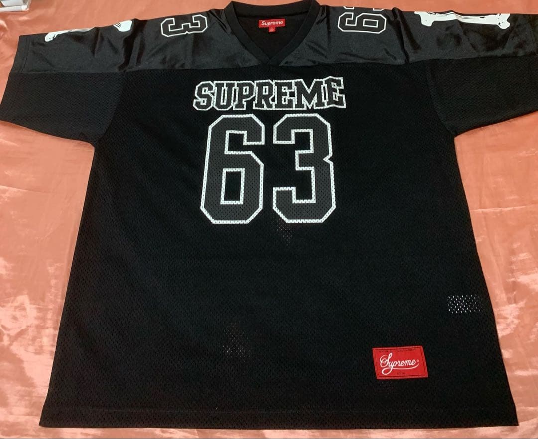 Supreme Bones Football Jersey ブラック XL