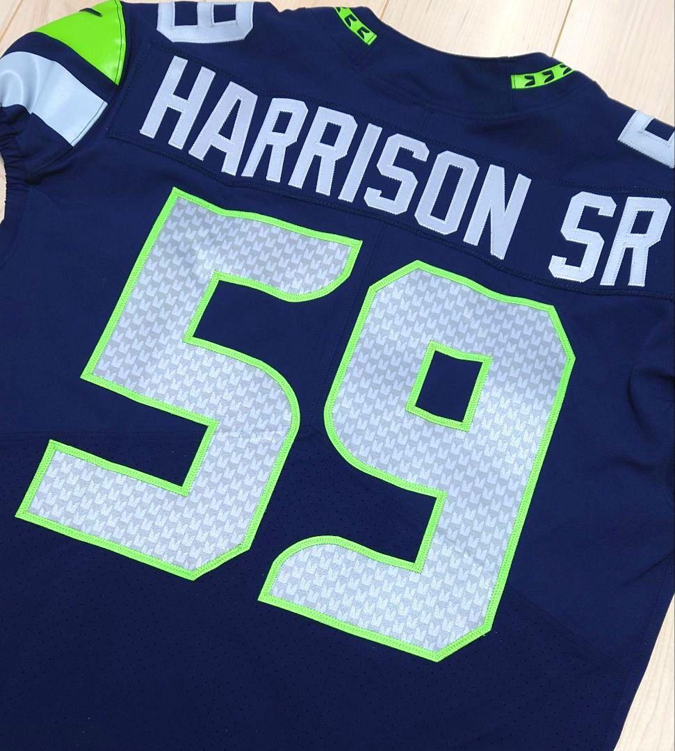 支給品 NFL シーホークス デイモン・ハリソン 試合用ユニフォーム【48】刺繍