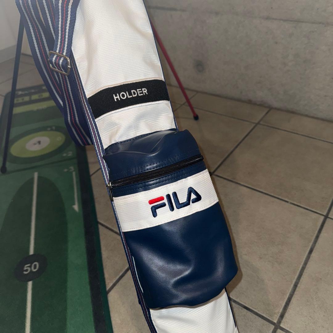 ゴルフ　キャディーバックスタンド　ハーフバック　セルフスタンド　FILA