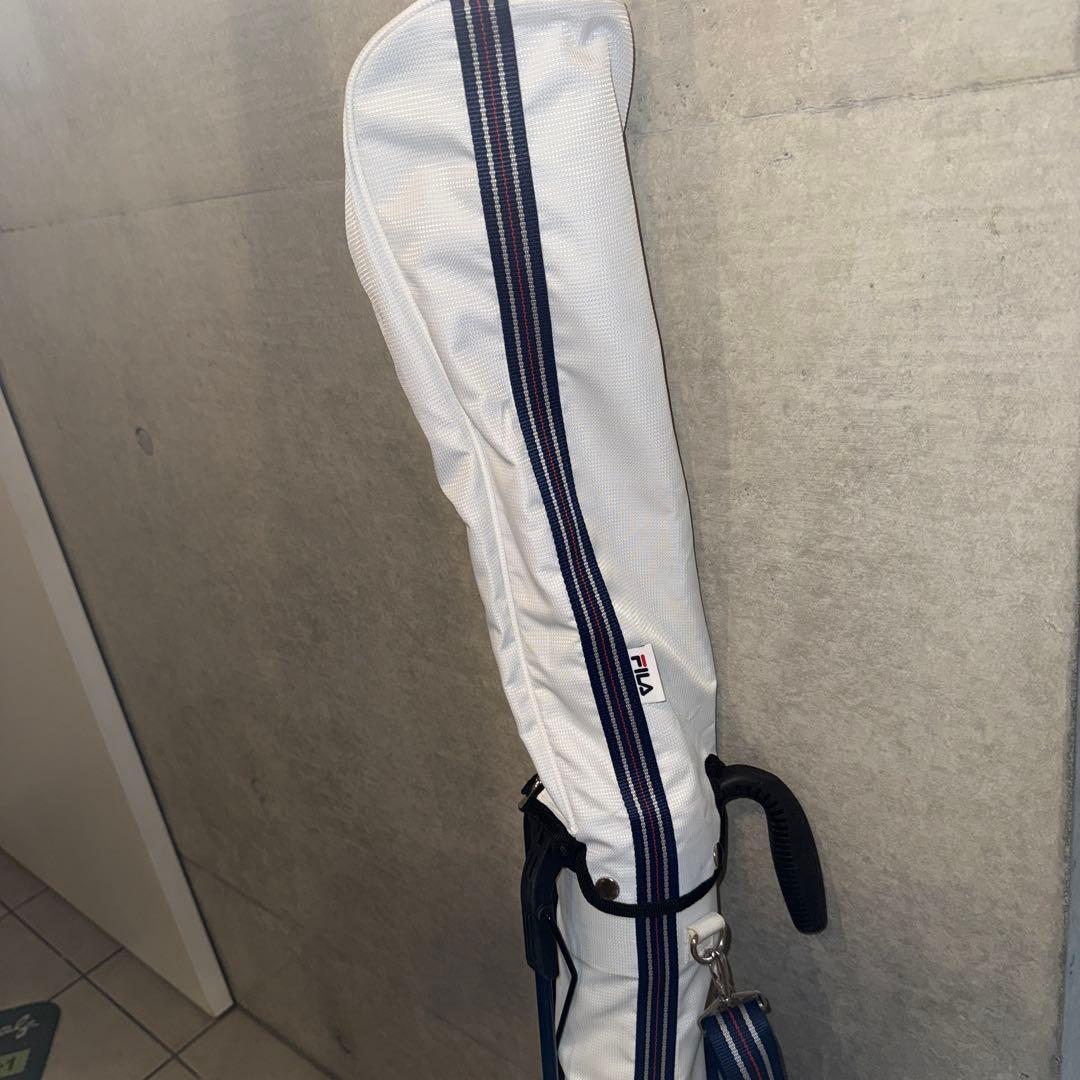 ゴルフ　キャディーバックスタンド　ハーフバック　セルフスタンド　FILA
