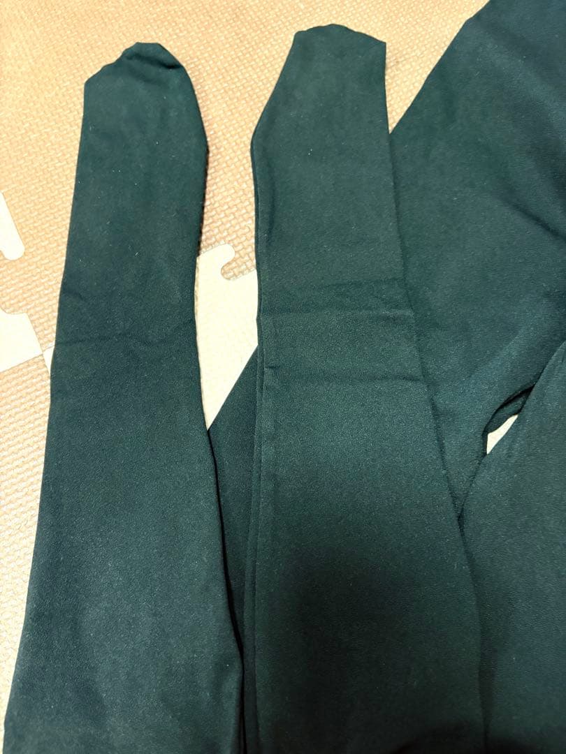 美品　チャコット　ボーイズ　ブラック タイツ　フーター　150 男児