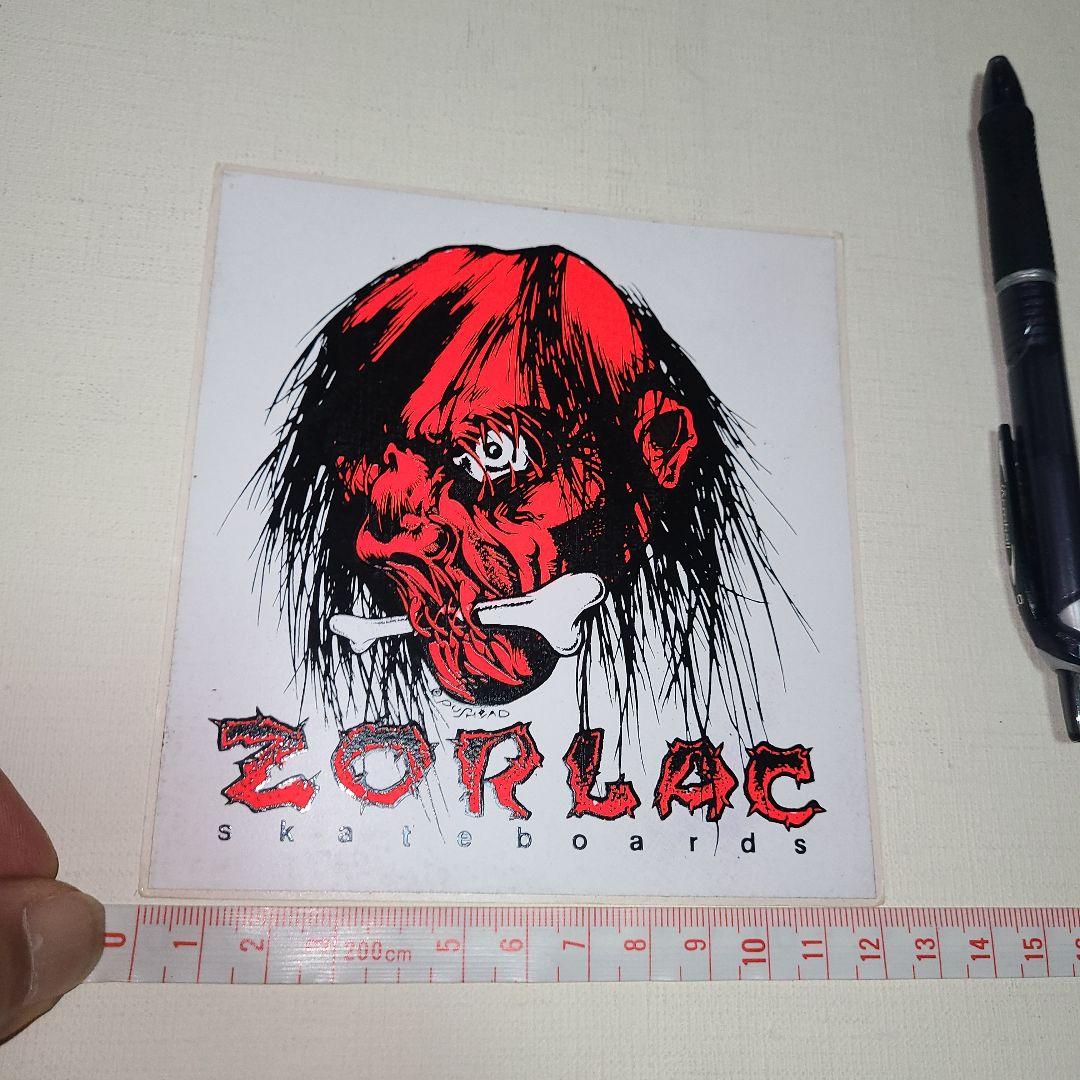 80s Zorlac Skateboards ステッカー ダブルカット