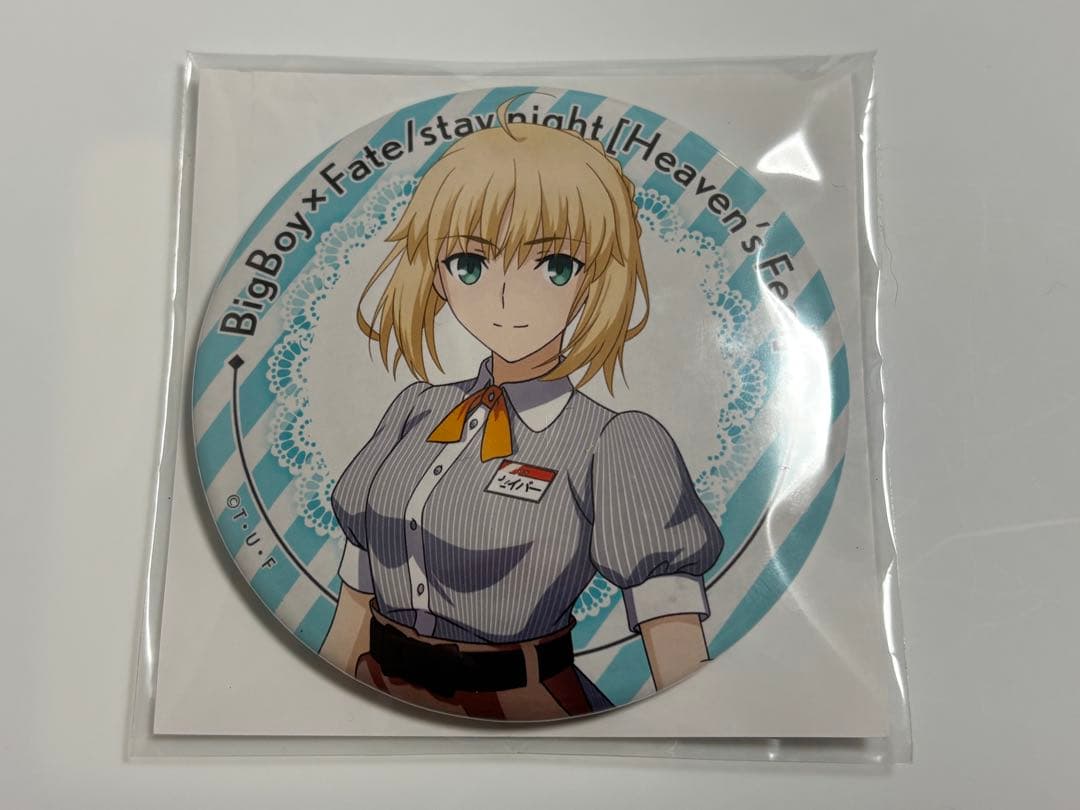 Fate/stay night 缶バッジ ビックボーイ コラボ　4点セット