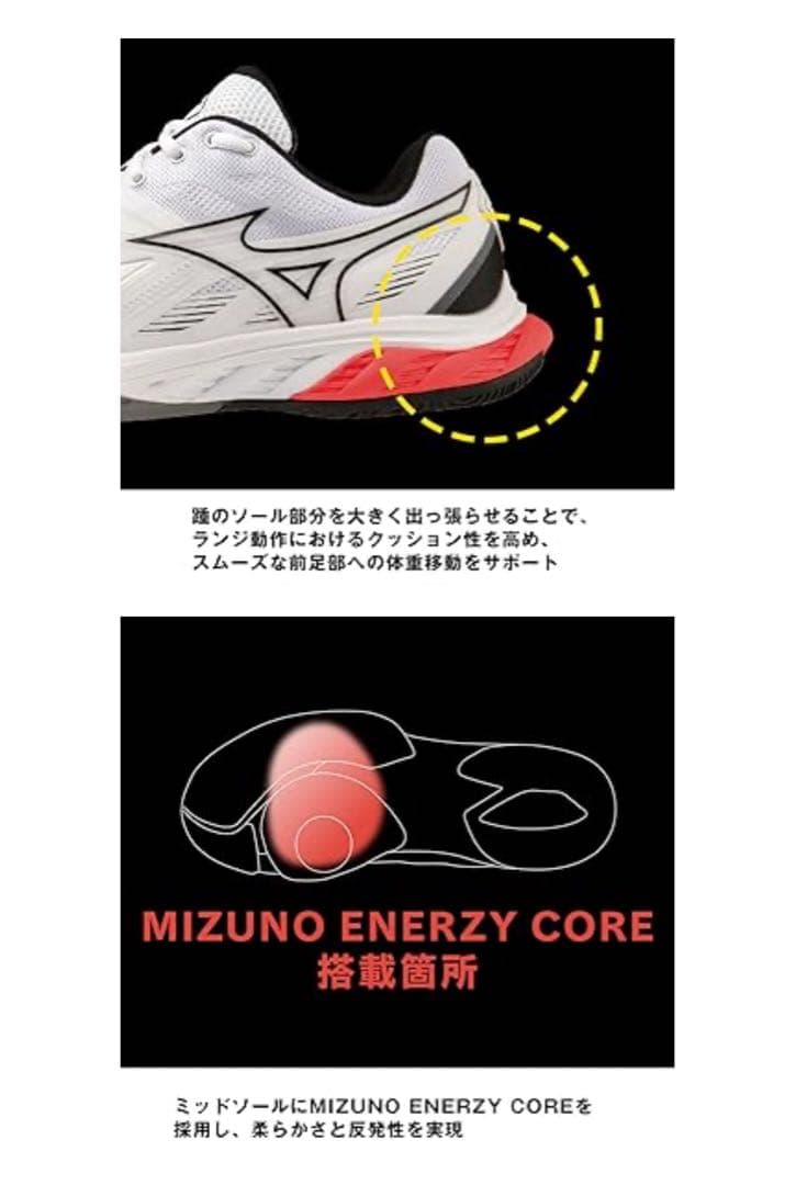 Mizuno ミズノ　バドミントンシューズ ウエーブファング 2 ワンピース