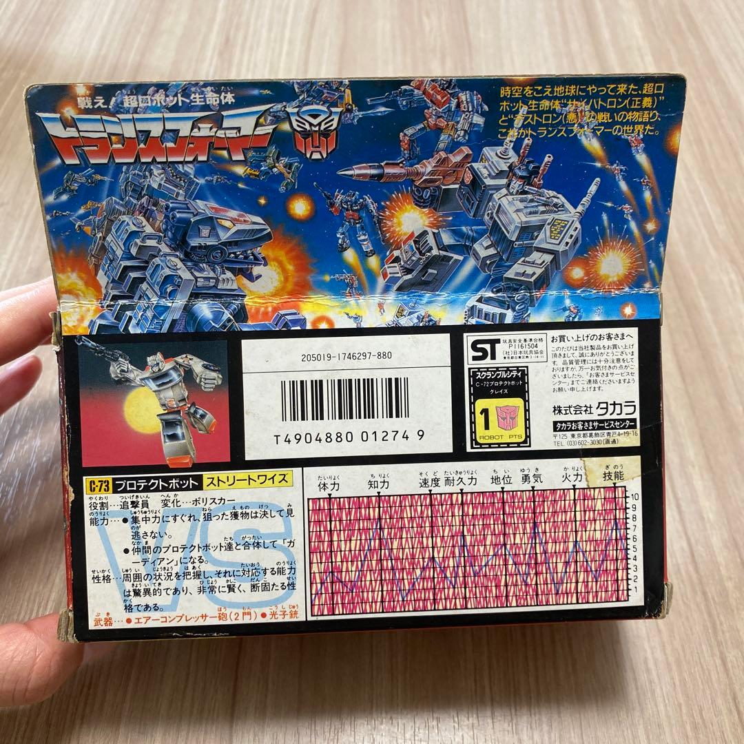 当時物　タカラ　トランスフォーマー　C-73 ストリートワイズ