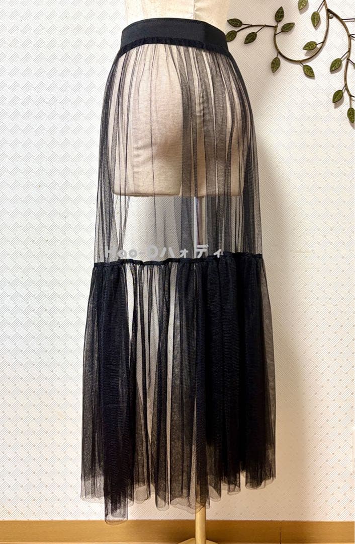 新品★チュールスカート付きベルト★オーロラストーン★伸縮★各種ダンス★パーティー
