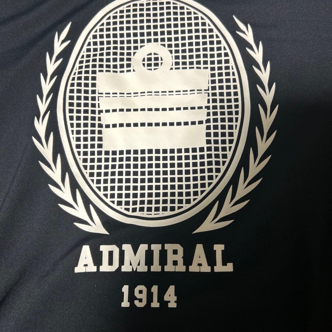 Admiralアドミラルテニス数量限定半袖シャツウィンザーオリジナル黒ウェアXL
