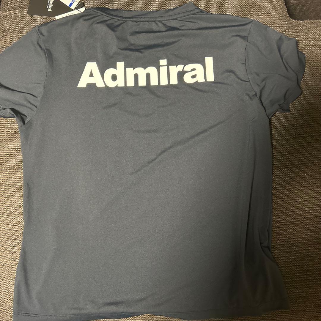 Admiralアドミラルテニス数量限定半袖シャツウィンザーオリジナル黒ウェアXL