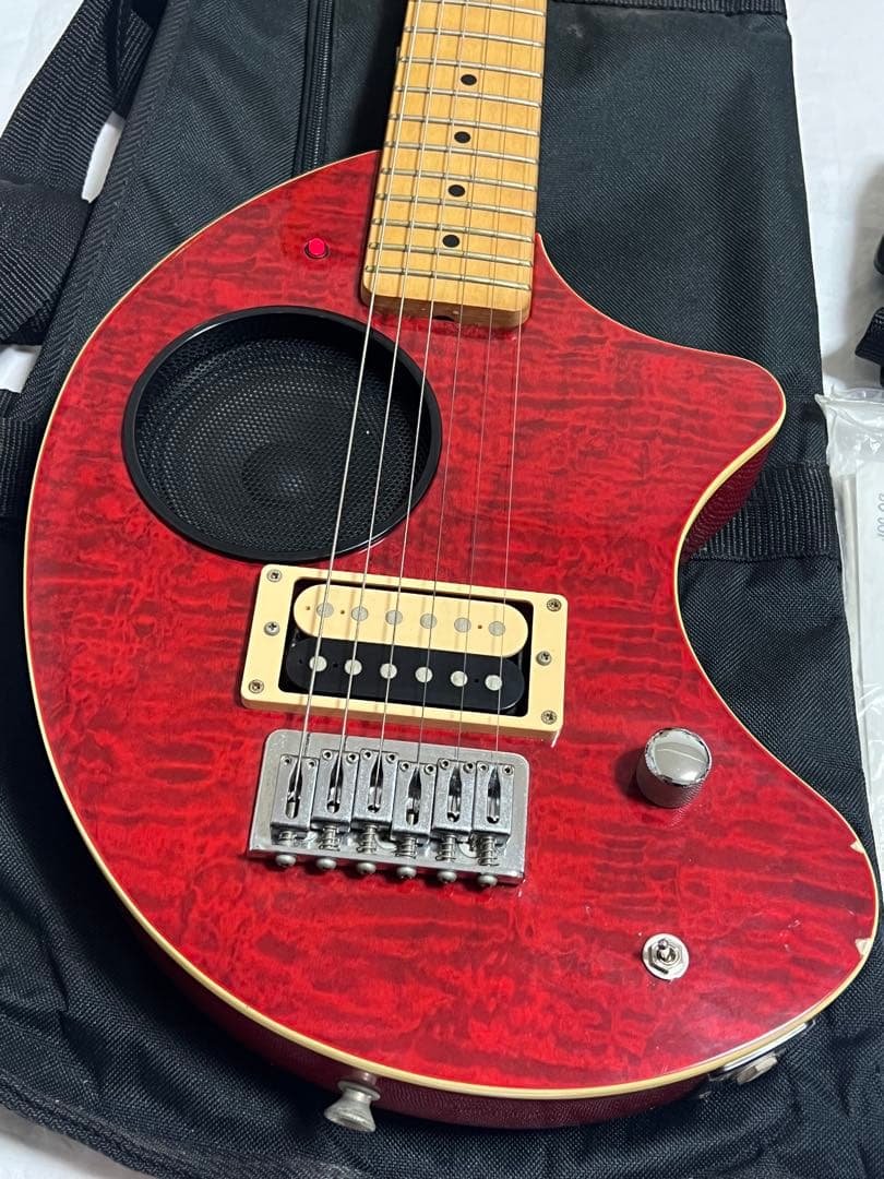 FERNANDES ZO-3 GF フェルナンデス アンプ内蔵ギター 赤レッド
