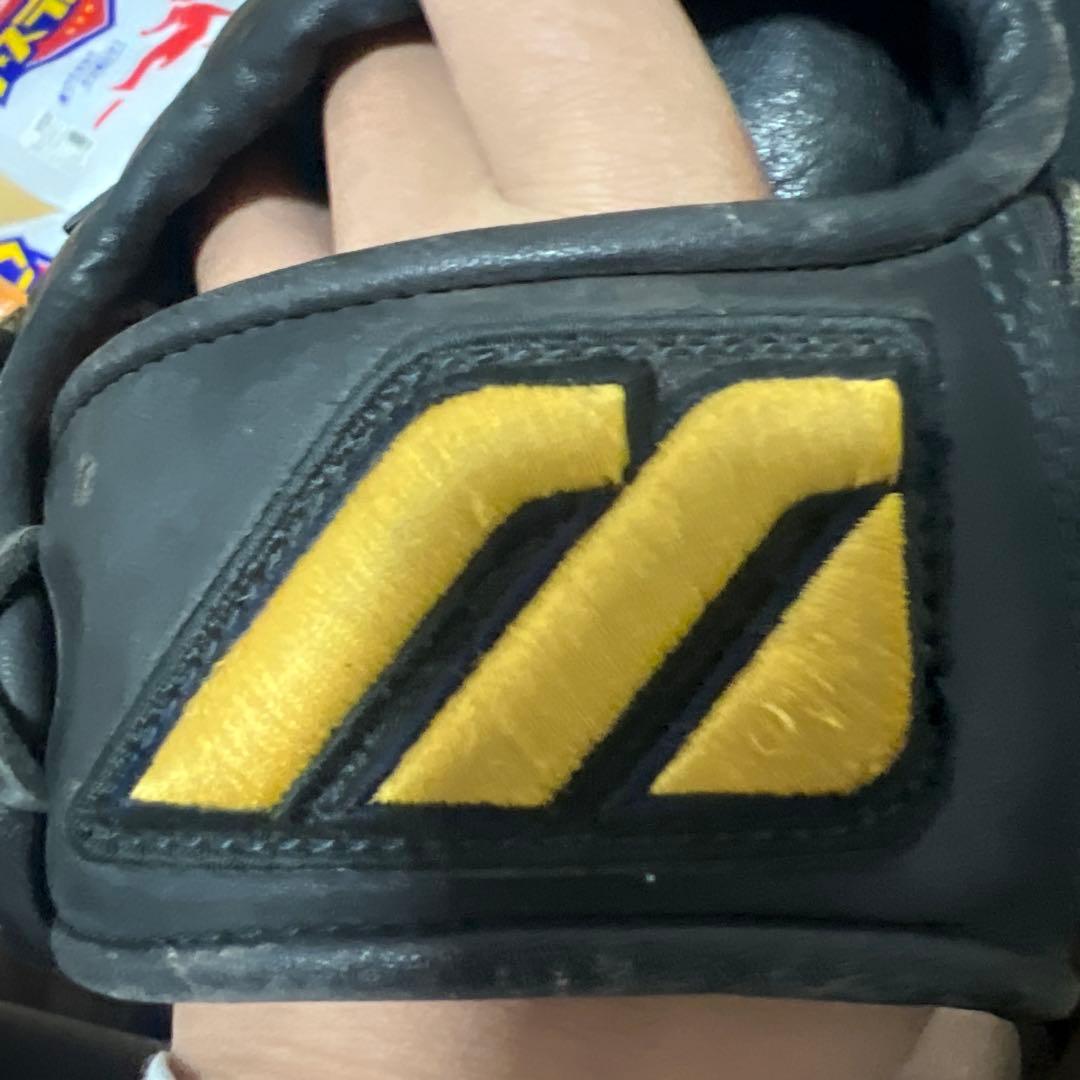 Mizuno 硬式野球グローブ 黒/金