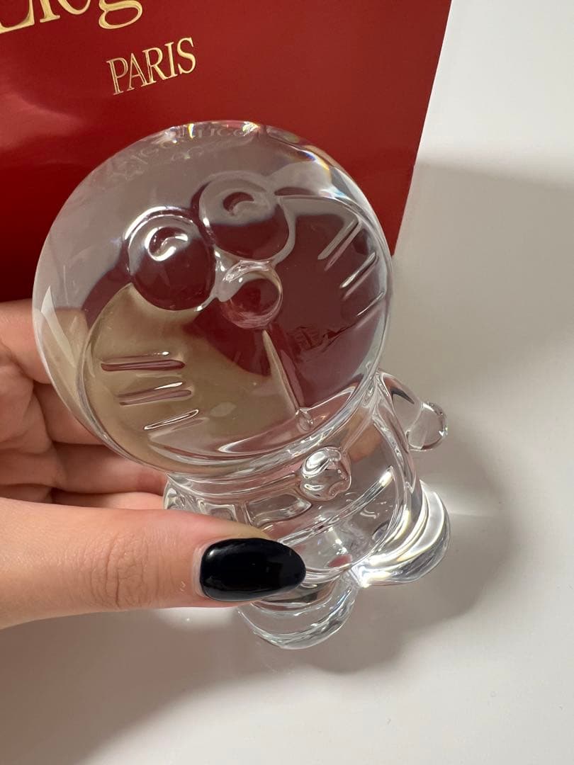 Baccarat クリスタル ドラえもん像