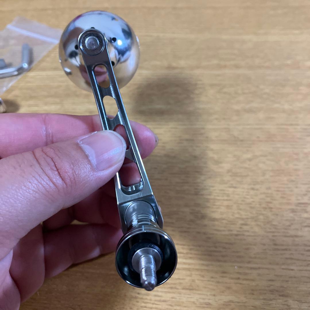 美品　シマノ用　ダイワ変更可能　ハイテン　パワーハンドル　65-70 スタンド