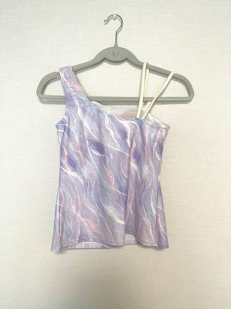【美品】ALBOVE水陸両用ウェア　スポブラアシンメトリーヨガウェア【Mサイズ】
