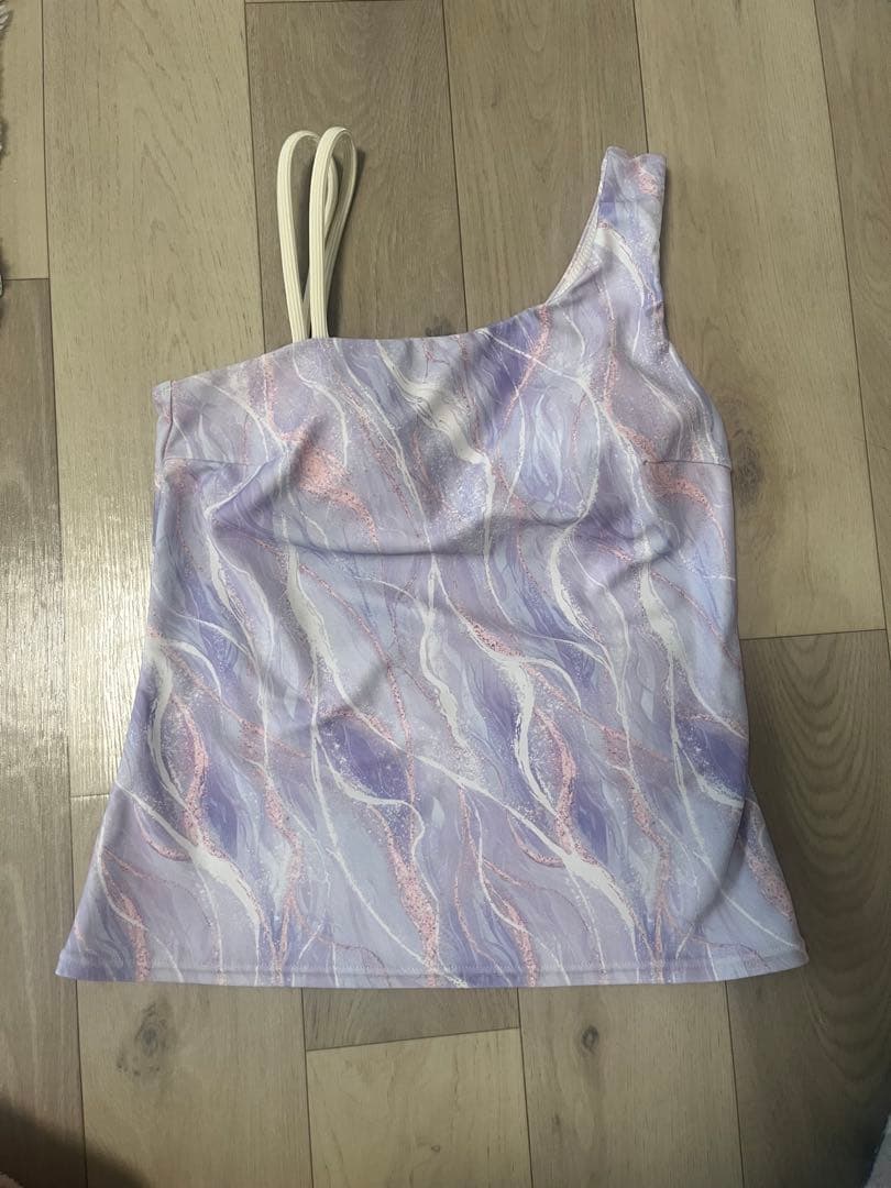 【美品】ALBOVE水陸両用ウェア　スポブラアシンメトリーヨガウェア【Mサイズ】