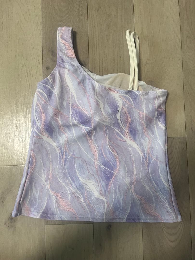 【美品】ALBOVE水陸両用ウェア　スポブラアシンメトリーヨガウェア【Mサイズ】