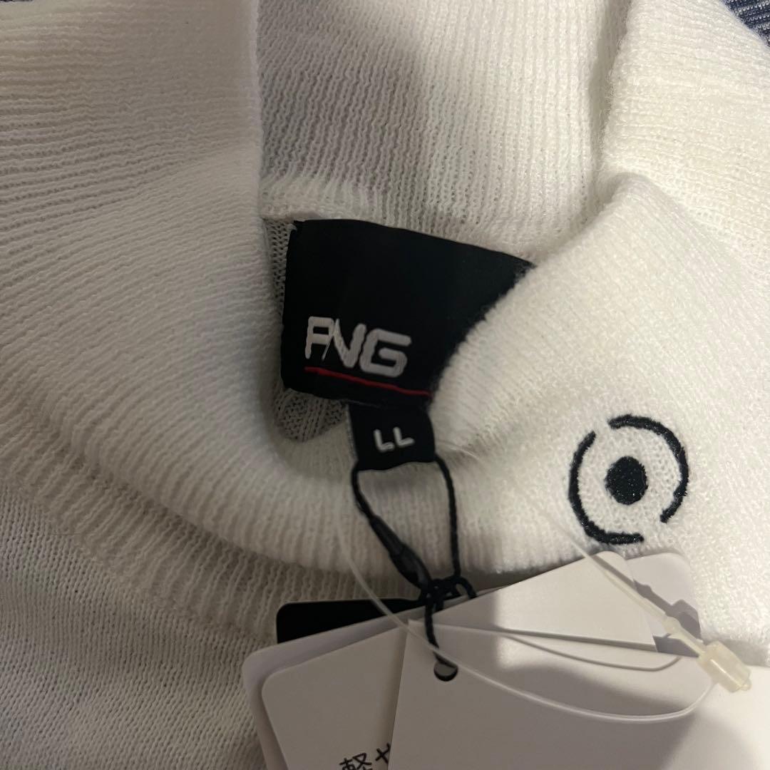 【新品タグ付】PING ピン　ゴルフウェア　セーター　LL 白　ニット　メンズ