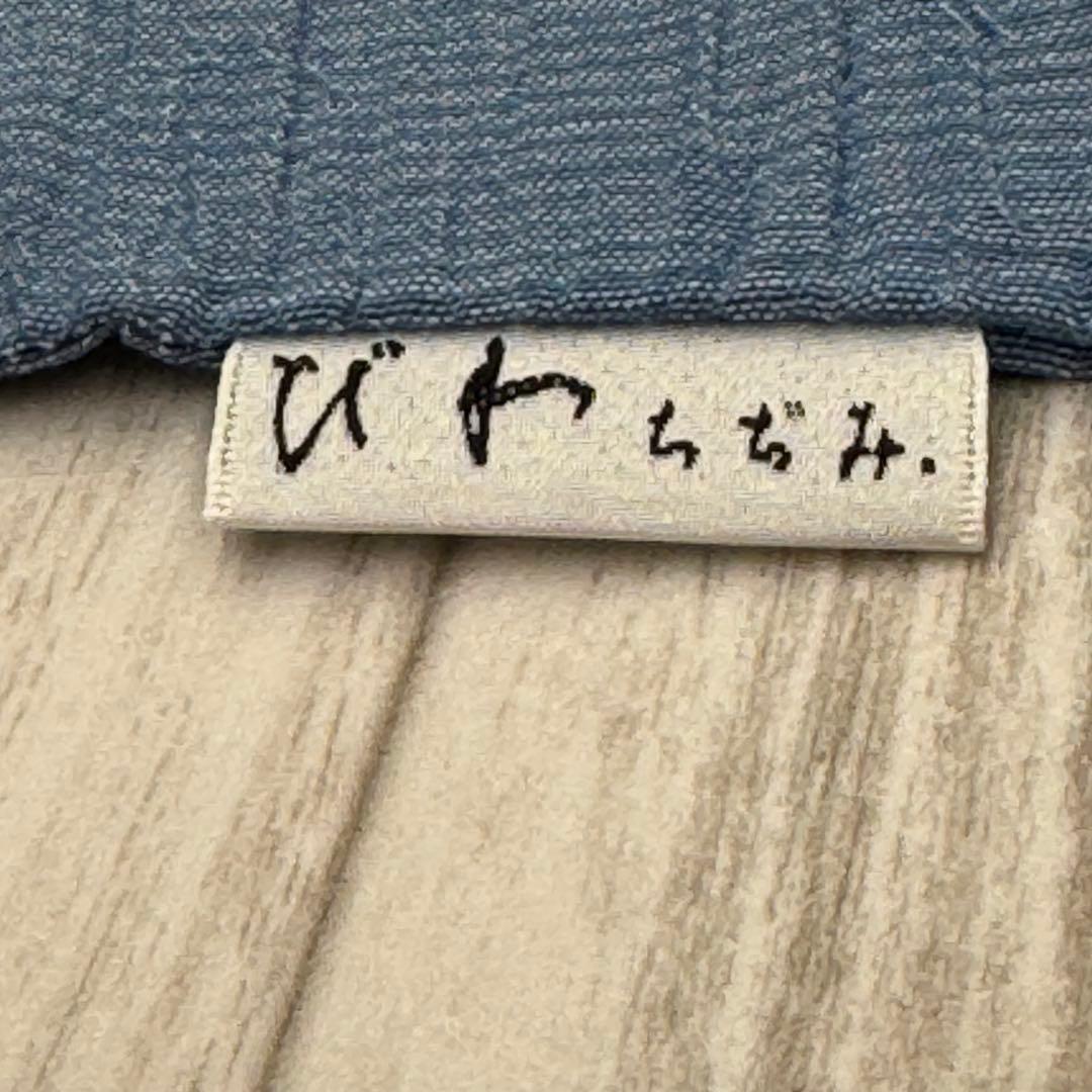 6.　夏用　ちぢみ　琵琶ちぢみ　座ぶとんカバー 　５９×６３cm　５枚　日本製