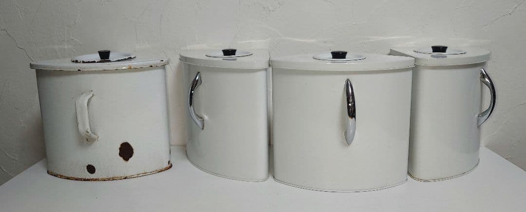 サニタリーボックス 三角コーナー 小物入れ ゴミ入れ 花器 昭和レトロ 雑貨 飾