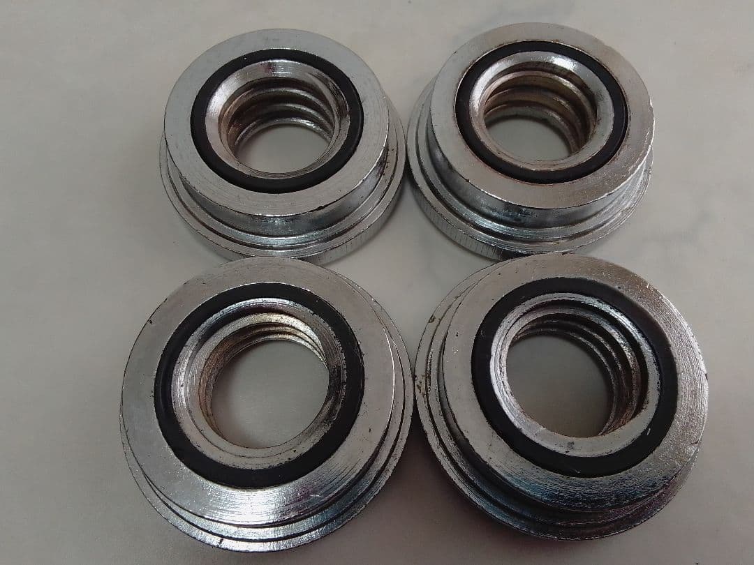 ファイティングロード ラバー付 ダンベル 合計約20kg 28mm 1.25 ③