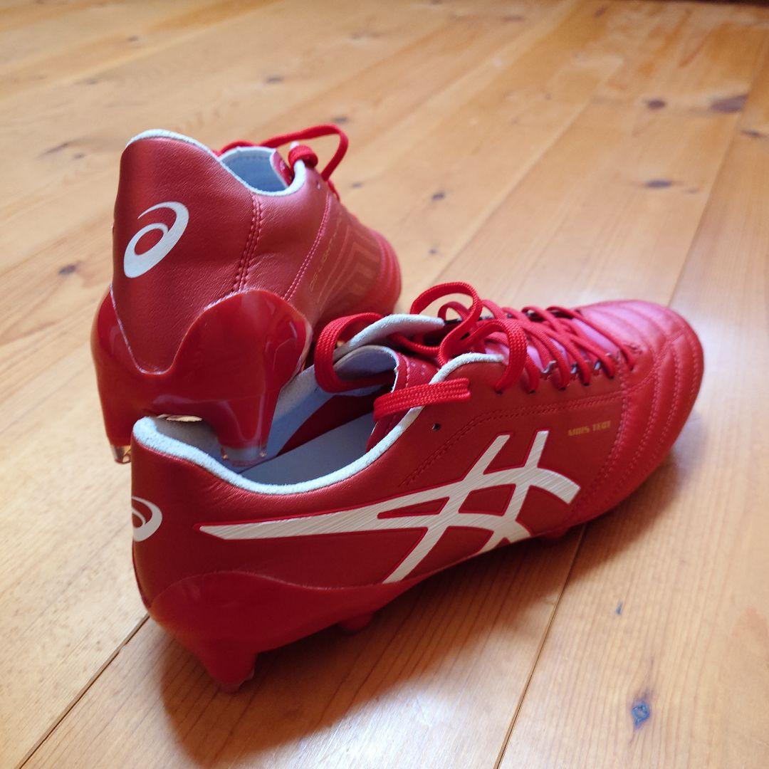 ASICS スパイクシューズ レッド