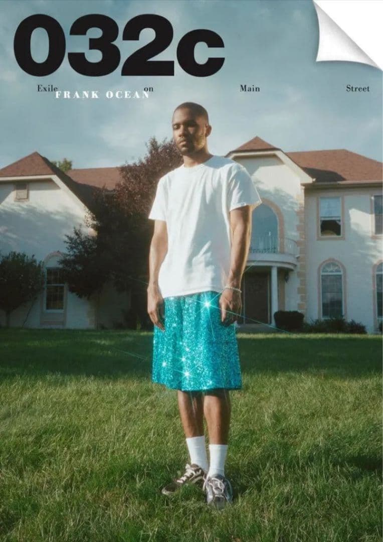 ミュージシャン 032c 2017/2018: FRANK OCEAN POSTER