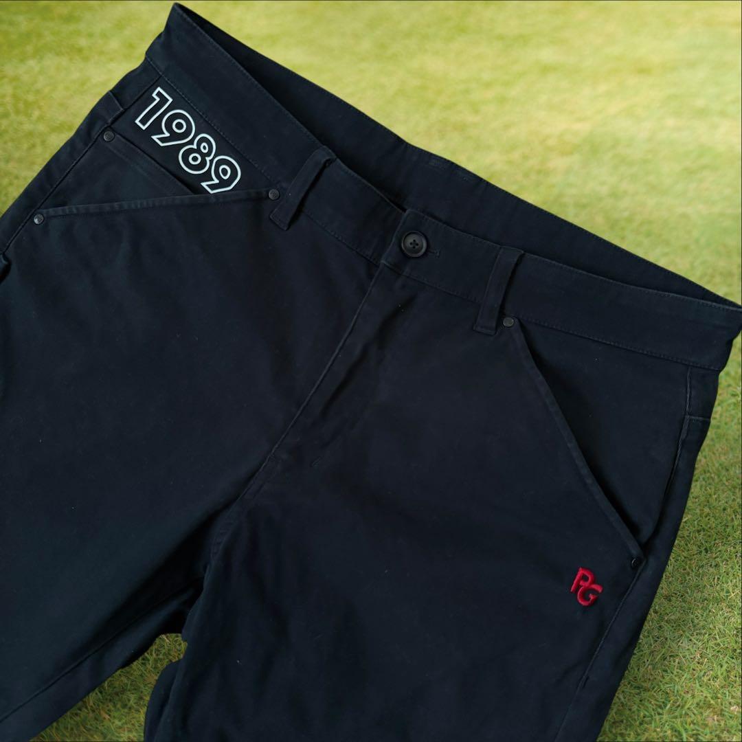 現行モデル　パーリーゲイツ　パンツ　XL〜XXL相当　濃紺　ネイビー　6 紺