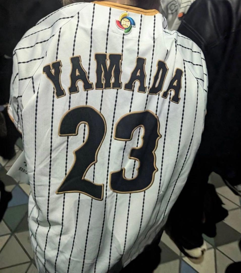 2017WBC日本代表 山田哲人選手ユニフォーム ミズノハイクオリティモデル