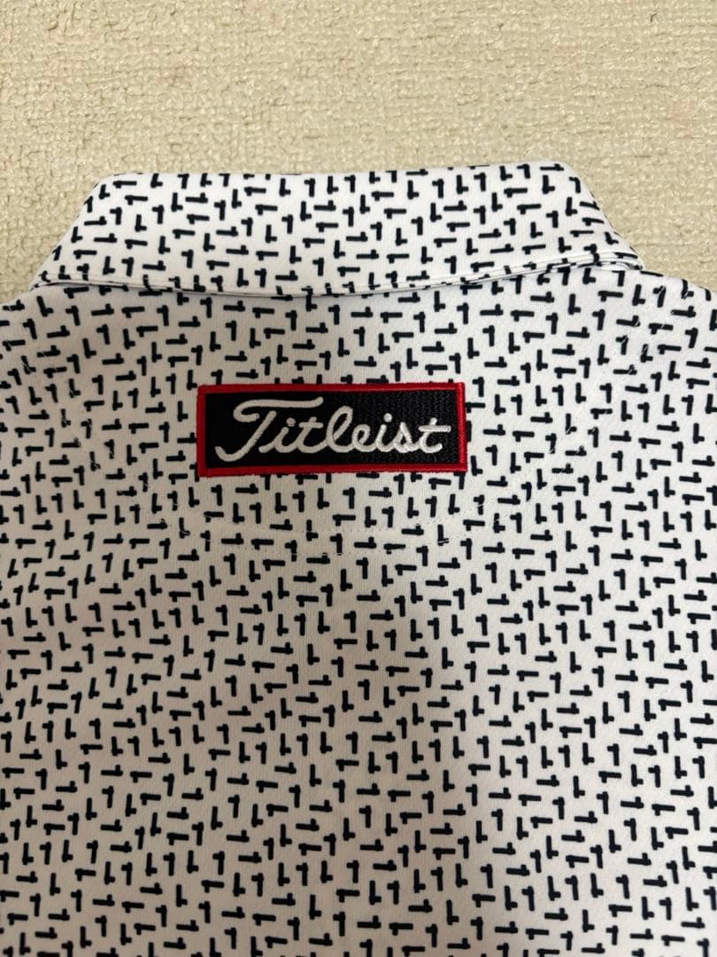 Titleist パターンプリント ポロシャツ Mサイズ