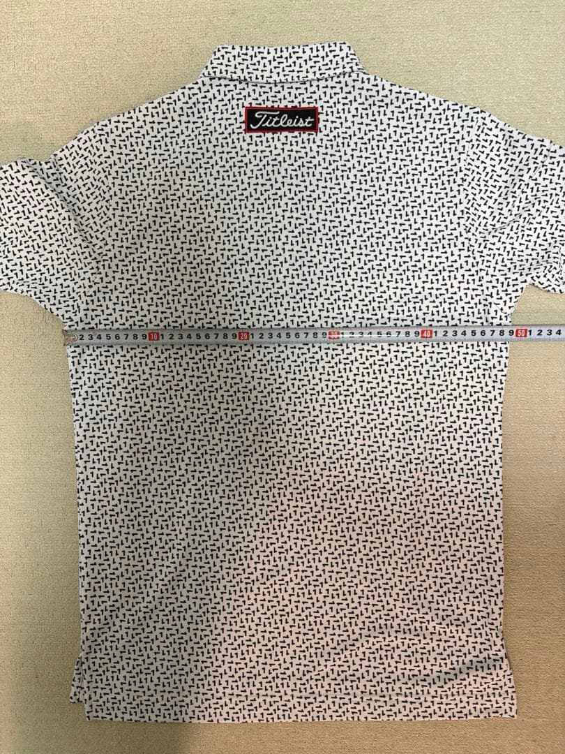 Titleist パターンプリント ポロシャツ Mサイズ