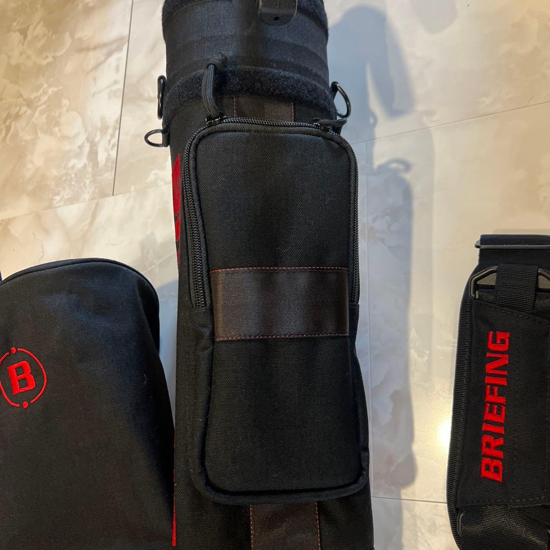 BRIEFING GOLF ブリーフィングゴルフ セルフ スタンドキャリー 黒