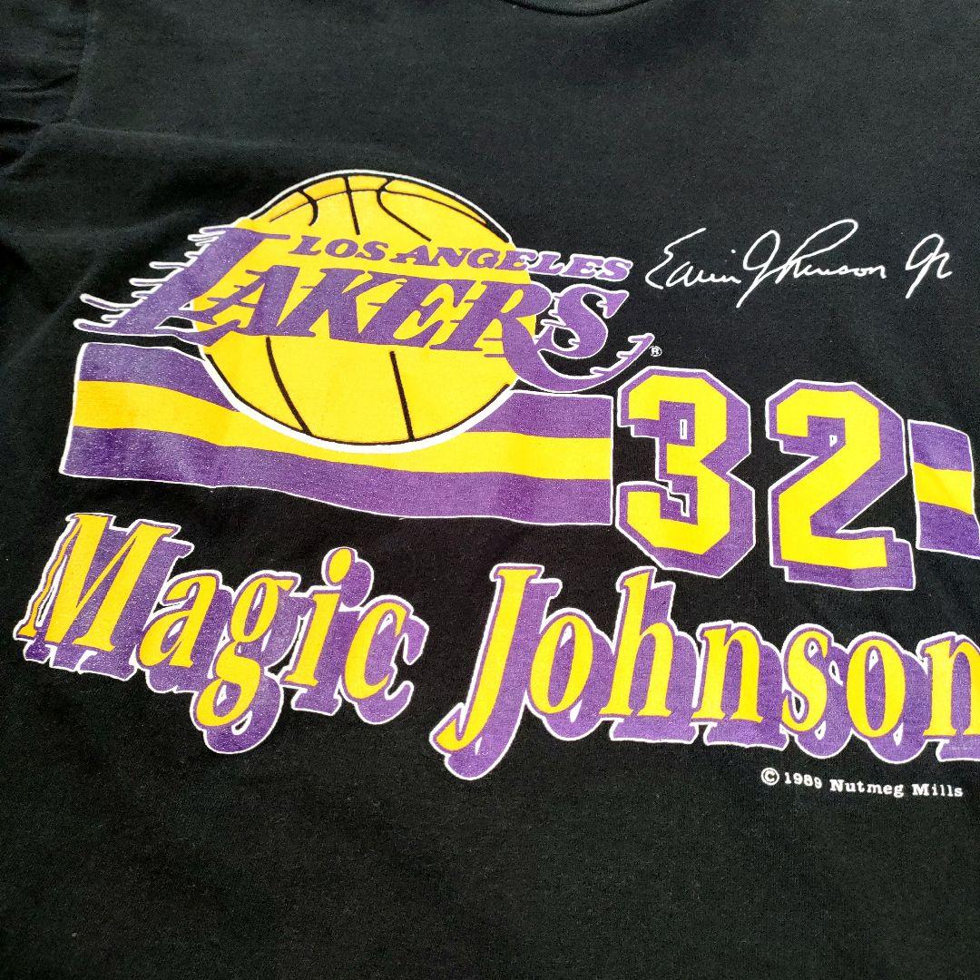 USA製 Lakers マジック ジョンソン ナツメグ ヴィンテージ 1989