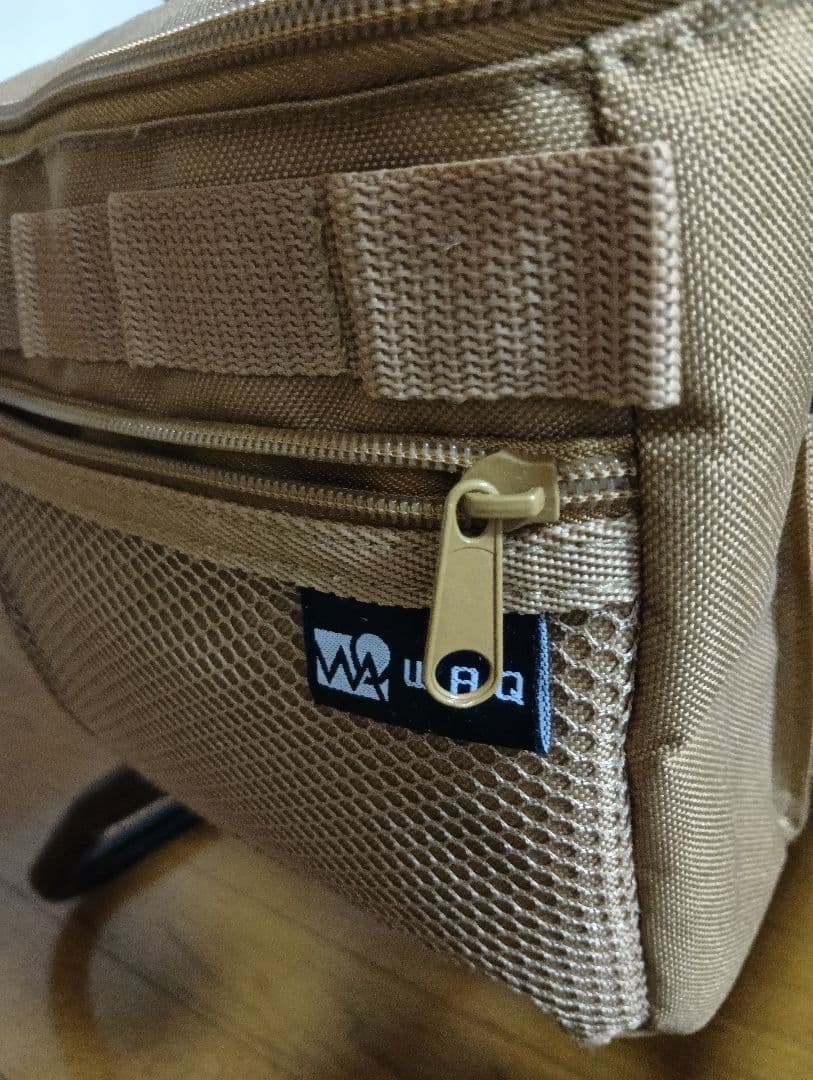 WAQ リクライニング　ローチェア折りたたみ式　アウトドアチェア ベージュ