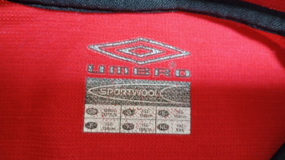 UMBRO　マンチェスターユナイテッド　ユニフォーム　シャツ