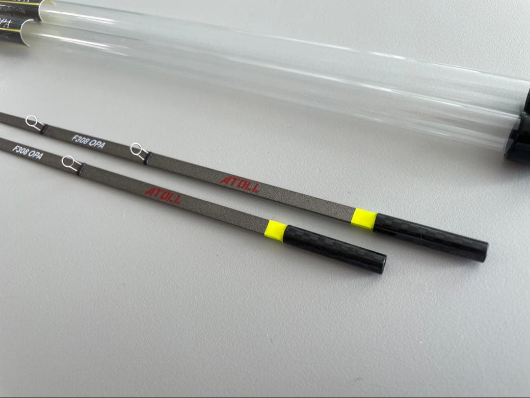 アトル ATOLL F308 OPA ワカサギ 公魚穂先 桧原湖 2本セット