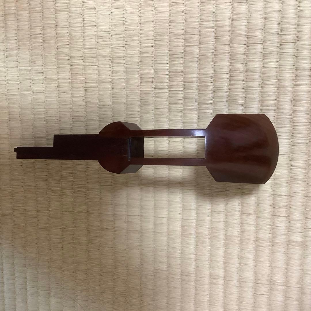 珍品 コンパクト長唄三味線(四つ折れ)